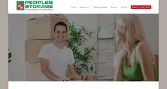 Desktop Screenshot of peoples-storage.com